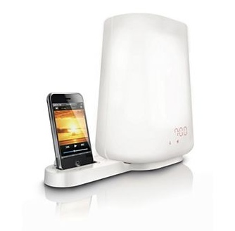 philips wake-up light ipod iphone dock