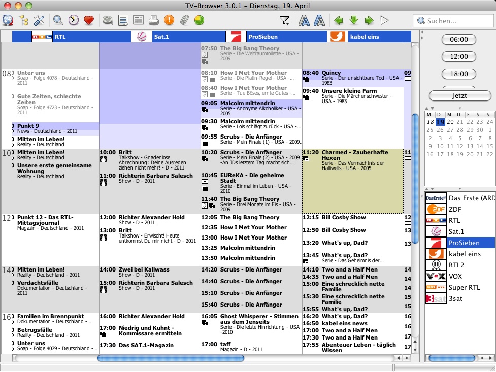 TV Browser Fernsehprogramm