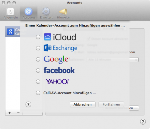 google kalender mac os x