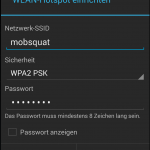 mobiler hotspot mit android