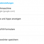 android tabs nicht als apps darstellen