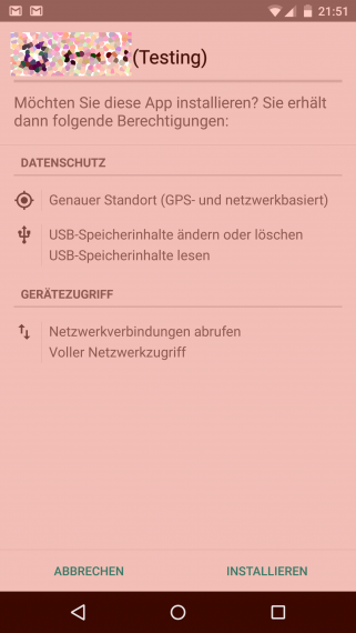 installation drittanbieter apps